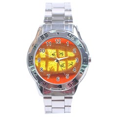 Fish Egg Stainless Steel Analogue Watch by snowwhitegirl