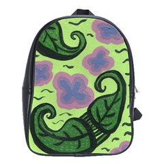 Leaves School Bag (large) by snowwhitegirl