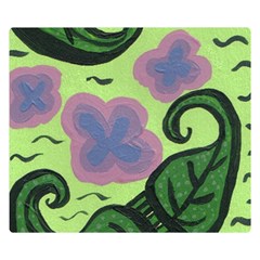 Leaves Double Sided Flano Blanket (small) 