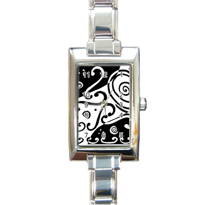 Project 1 Rectangle Italian Charm Watch