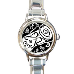 Project 1 Round Italian Charm Watch