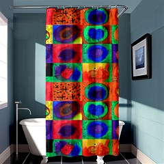 Water Color Eggs Tile Shower Curtain 36  X 72  (stall)  by snowwhitegirl