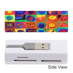 Water Color Eggs Tile Memory Card Reader (stick)  by snowwhitegirl