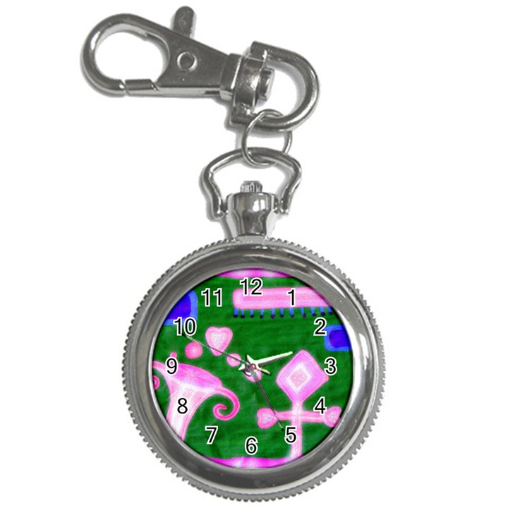 Hearts For The Pink Cross Key Chain Watches