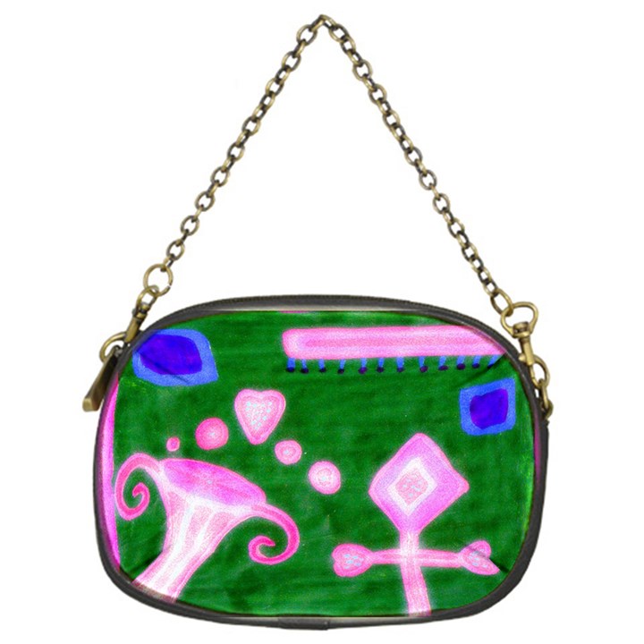 Hearts For The Pink Cross Chain Purses (One Side) 