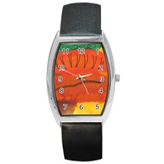 Guy With Weird Haircut Barrel Style Metal Watch by snowwhitegirl