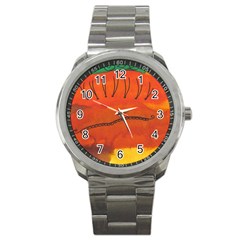 Guy With Weird Haircut Sport Metal Watch by snowwhitegirl