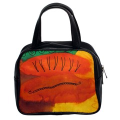 Guy With Weird Haircut Classic Handbags (2 Sides) by snowwhitegirl