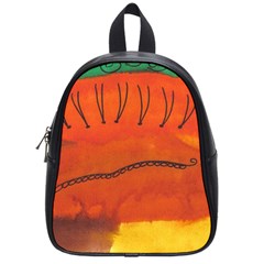 Guy With Weird Haircut School Bag (small) by snowwhitegirl