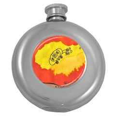 Carriage Round Hip Flask (5 Oz) by snowwhitegirl