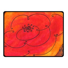 Flower Fleece Blanket (Small)