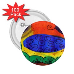 Face 2 25  Buttons (100 Pack) 