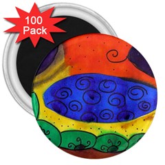 Face 3  Magnets (100 Pack)