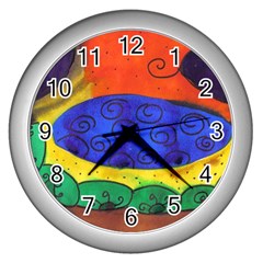 Face Wall Clocks (silver) 