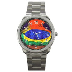 Face Sport Metal Watch