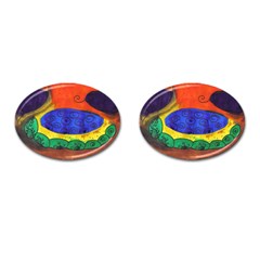 Face Cufflinks (oval)