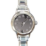 Stop Action Pigeon Round Italian Charm Watch Front