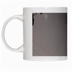 Stop Action Pigeon White Mugs