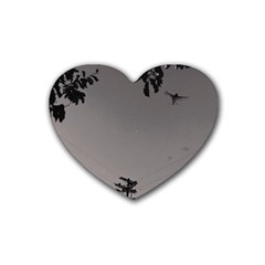 Stop Action Pigeon Heart Coaster (4 Pack)  by snowwhitegirl