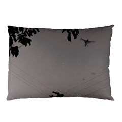 Stop Action Pigeon Pillow Case by snowwhitegirl