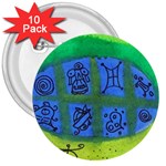 Window Egg 3  Buttons (10 pack)  Front