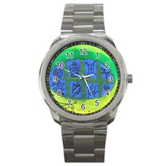 Window Egg Sport Metal Watch by snowwhitegirl