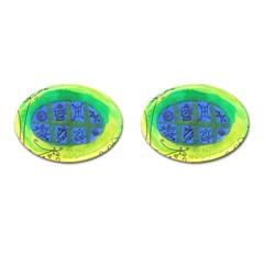 Window Egg Cufflinks (oval)