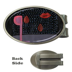 Lips Money Clips (oval)  by snowwhitegirl