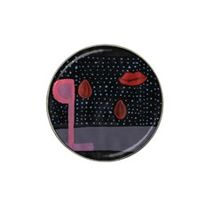 Lips Hat Clip Ball Marker (4 Pack)