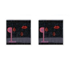 Lips Cufflinks (square) by snowwhitegirl