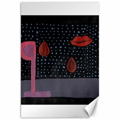 Lips Canvas 20  X 30   by snowwhitegirl