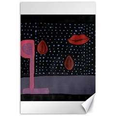 Lips Canvas 24  X 36 