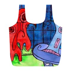 Hair Dryer Jelly Fish Full Print Recycle Bags (l)  by snowwhitegirl