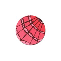 Red Fan Golf Ball Marker (4 Pack) by snowwhitegirl