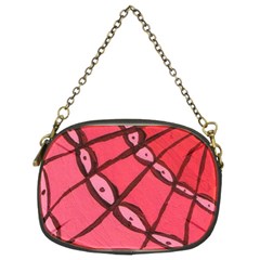 Red Fan Chain Purses (two Sides) 