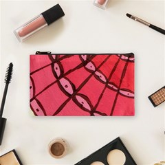 Red Fan Cosmetic Bag (small)  by snowwhitegirl