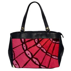 Red Fan Office Handbags by snowwhitegirl