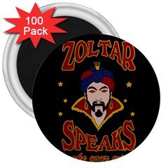 Zoltar Speaks 3  Magnets (100 Pack) by Valentinaart