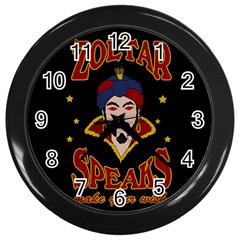 Zoltar Speaks Wall Clocks (black) by Valentinaart