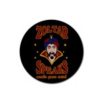 Zoltar Speaks Rubber Round Coaster (4 pack)  Front