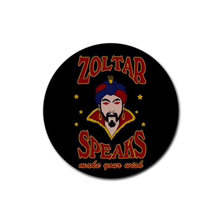 Zoltar Speaks Rubber Round Coaster (4 pack) 