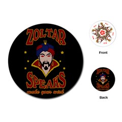 Zoltar Speaks Playing Cards (round)  by Valentinaart