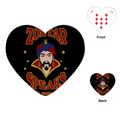 Zoltar Speaks Playing Cards (heart)  by Valentinaart