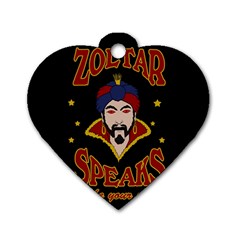 Zoltar Speaks Dog Tag Heart (one Side) by Valentinaart