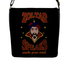 Zoltar Speaks Flap Messenger Bag (l)  by Valentinaart