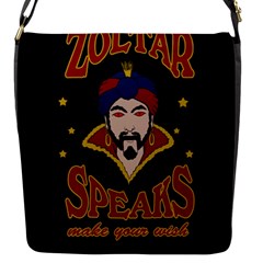 Zoltar Speaks Flap Messenger Bag (s) by Valentinaart