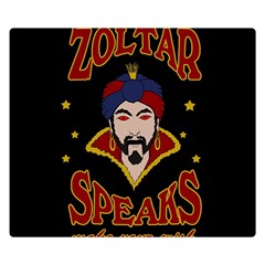 Zoltar Speaks Double Sided Flano Blanket (small)  by Valentinaart