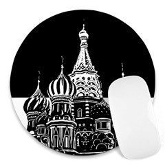 Moscow Round Mousepads by Valentinaart