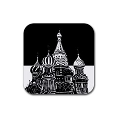 Moscow Rubber Coaster (square)  by Valentinaart