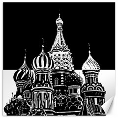 Moscow Canvas 12  X 12   by Valentinaart